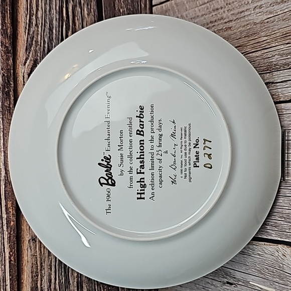 VINTAGE 1959-1966 HIGH FASHION BARBIE DANBURY MINT COLLECTORS PLATES - Picture 13 of 13